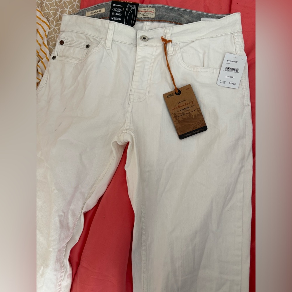 Weatherproof Vintage Stretch Men’s Jeans Slim Fit size 32W x 30L. NWT!